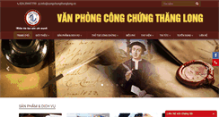 Desktop Screenshot of congchungthanglong.vn